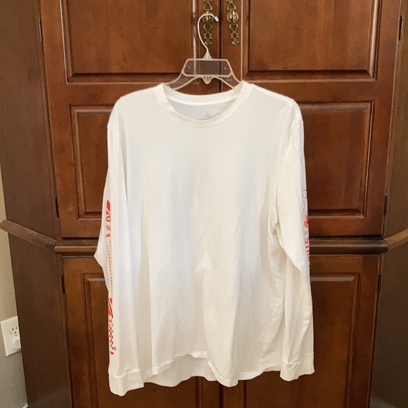 White and red race design long sleeves shirts - Picture 1 of 3